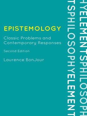 cover image of Epistemology